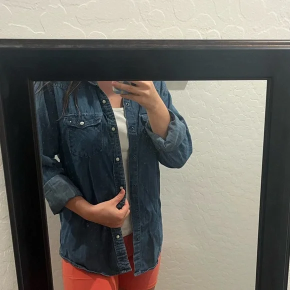 Aeropostale Blue Denim Shirt - Picture 4 of 6